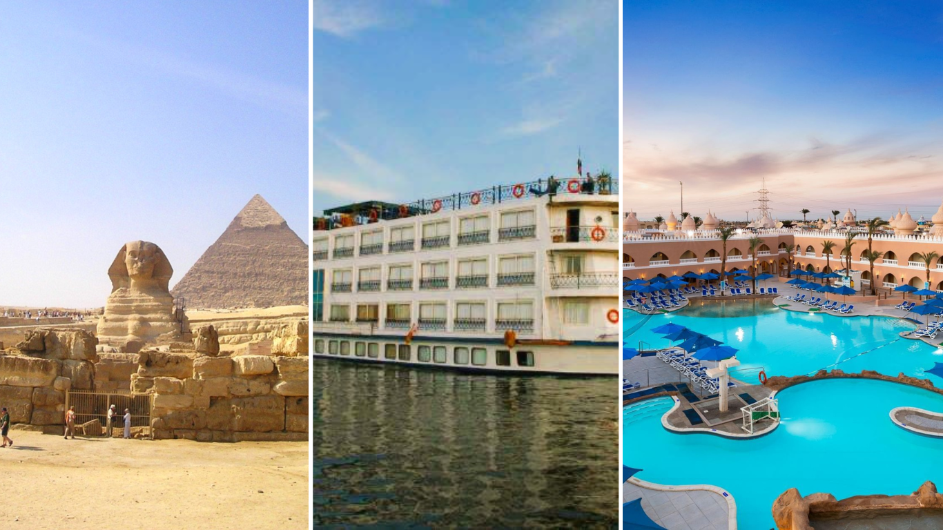 Kairo, Nilkreuzfahrt und Pickalbatros Alf Leila Wa Leila in Hurghada