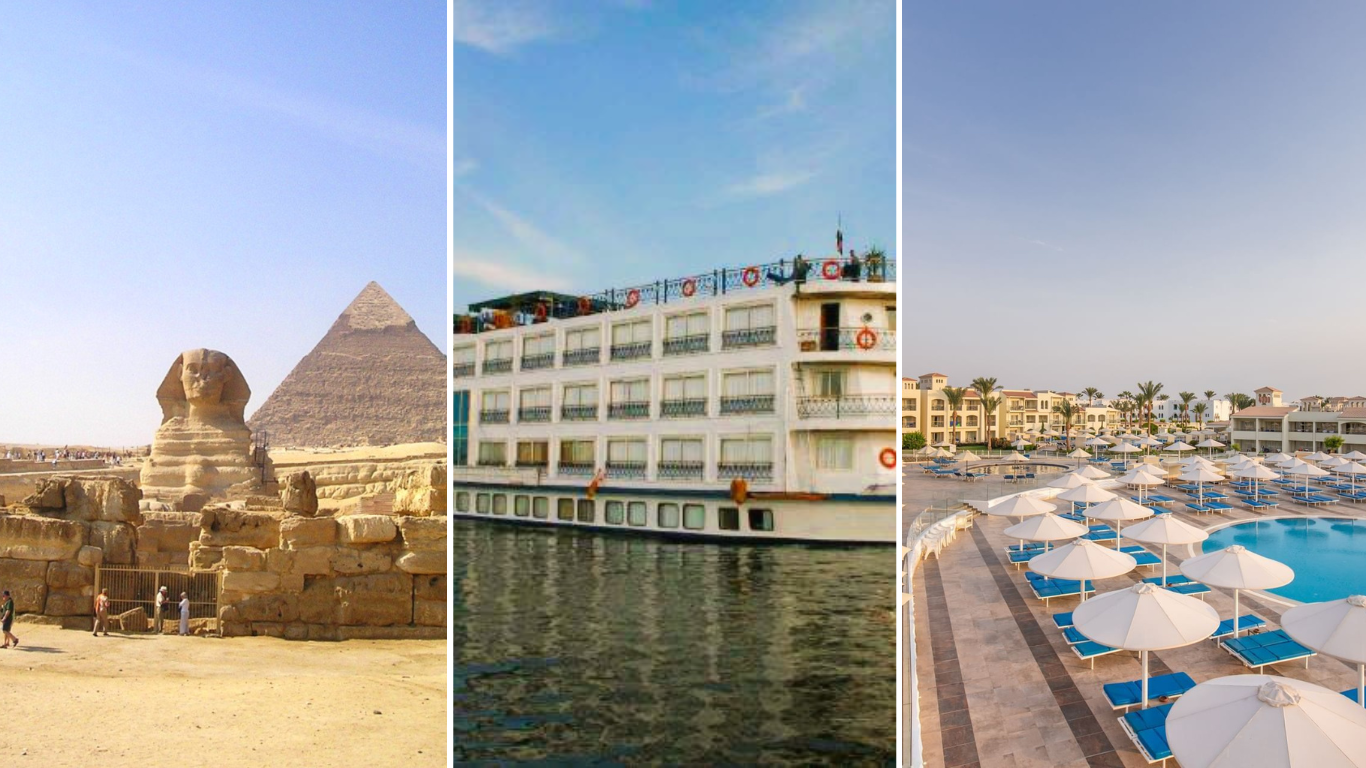 Kairo, Nilkreuzfahrt und Dana Beach Resort in Hurghada