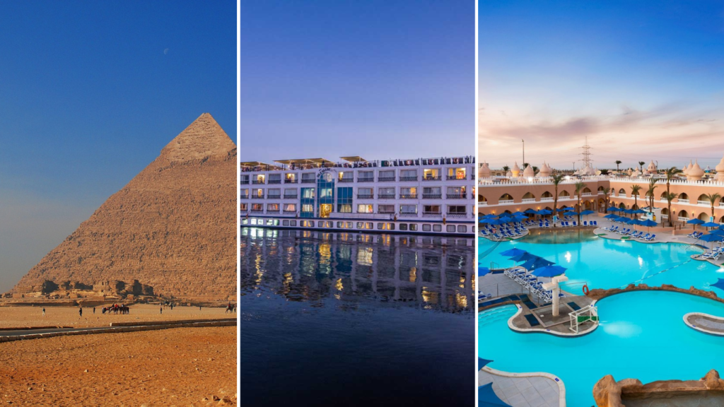 Kairo, Nilkreuzfahrt und Alf Leila Wa Leila in Hurghada